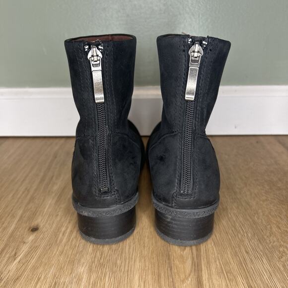 Dansko Womens 36 US 5.5-6 Boots Brianne Waterproof Leather Black Bootie 7766 - Picture 4 of 9